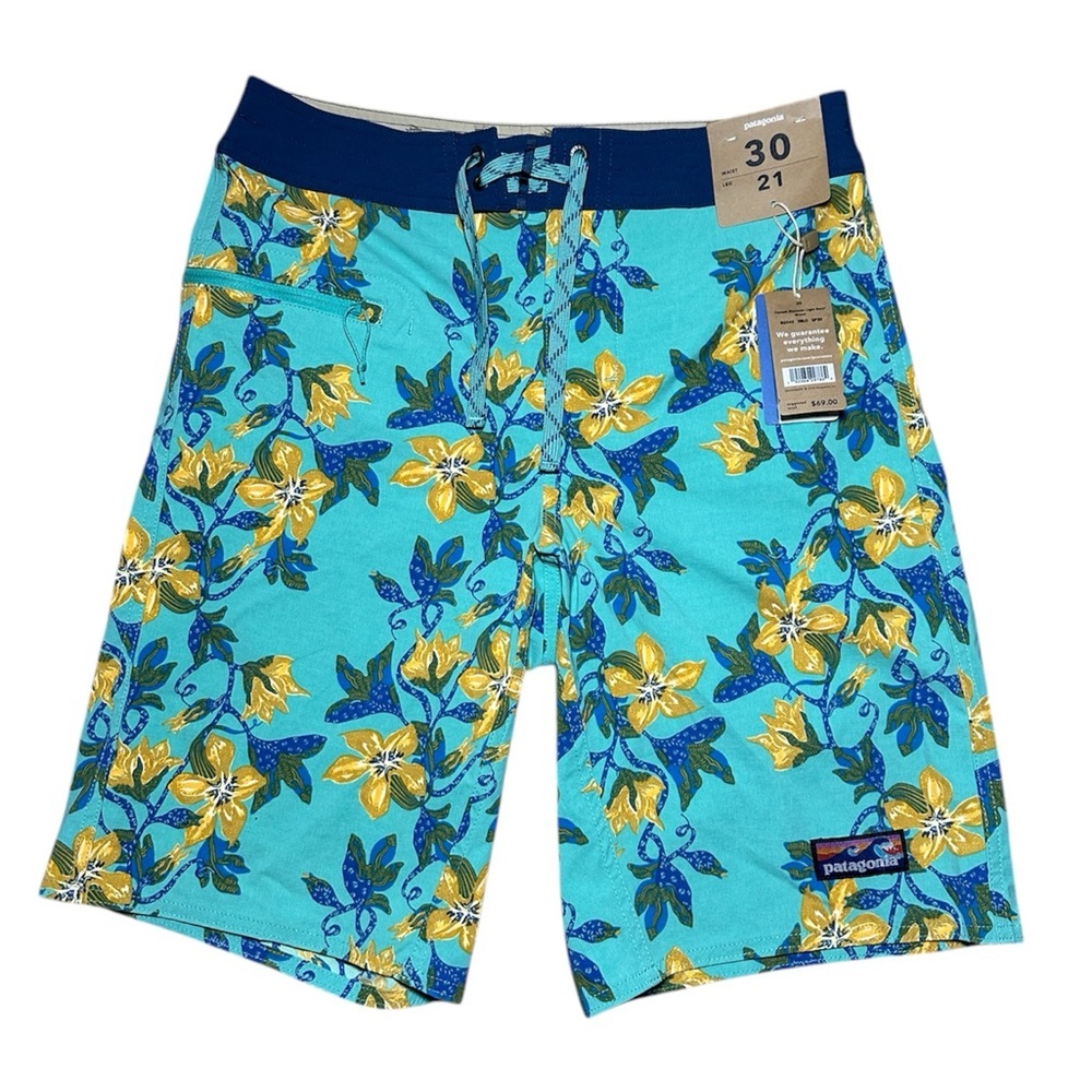 Patagonia Men's Stretch Wavefarer Boardshorts - 30” Waist x 21" Length NWT